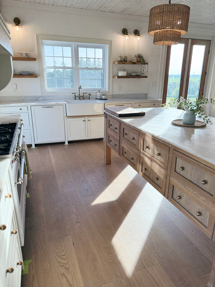 White Oak Kitchen Island