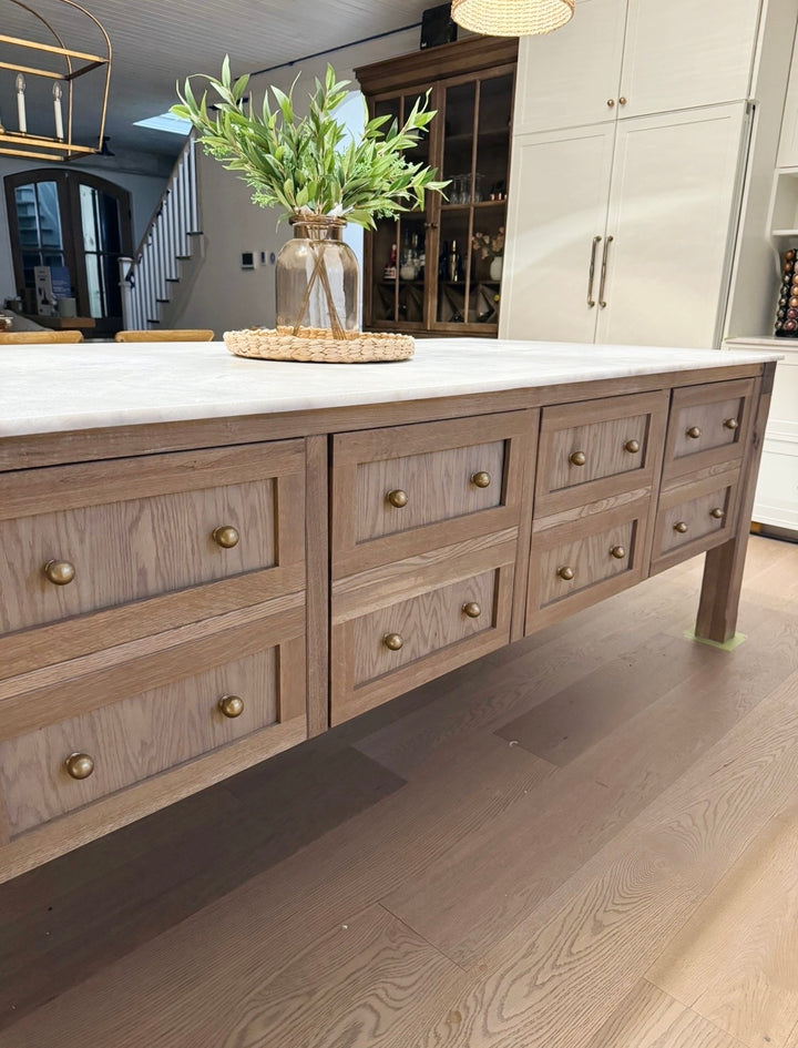 White Oak Kitchen Island