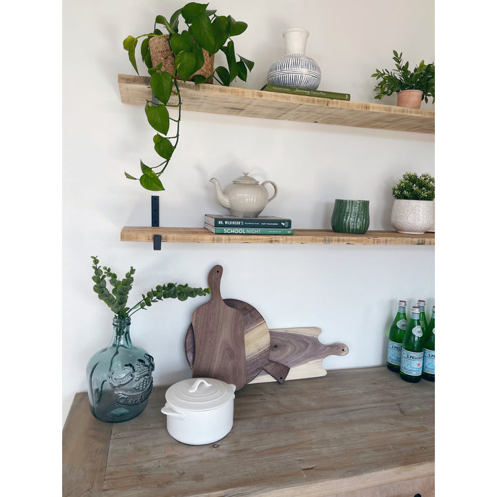 Set of 3 round Walnut Boards