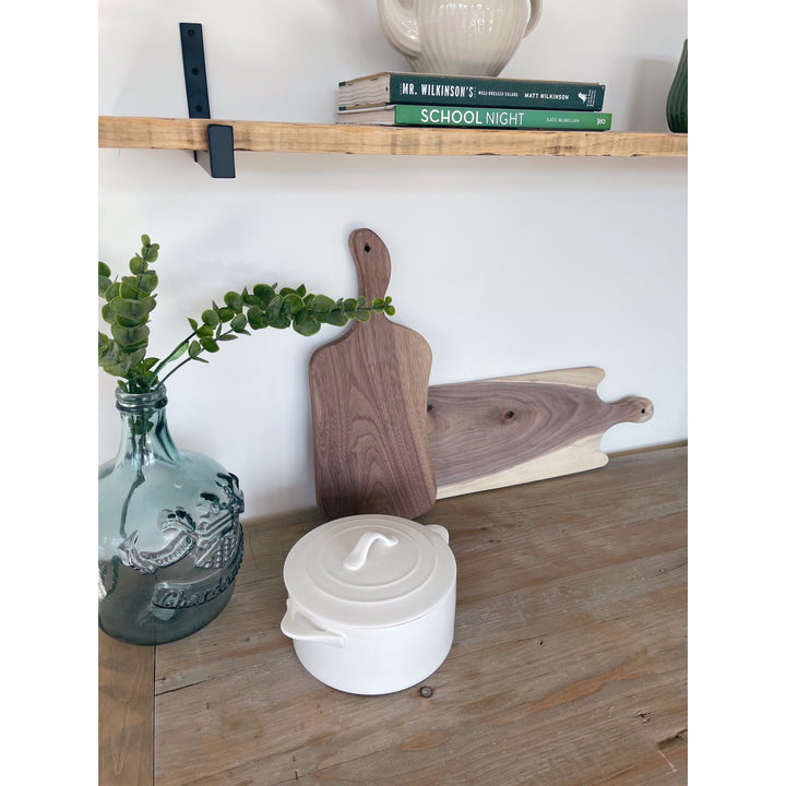 Walnut Pointed Edge Charcuterie Board