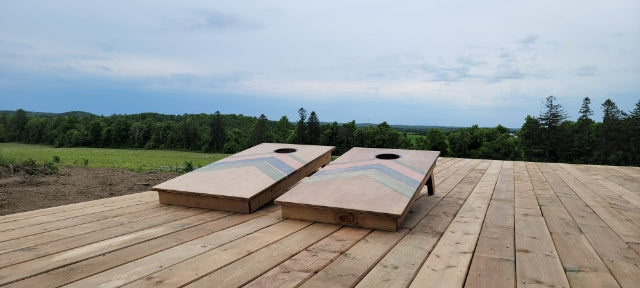 Cornhole Boards and Bean Bag Game Set