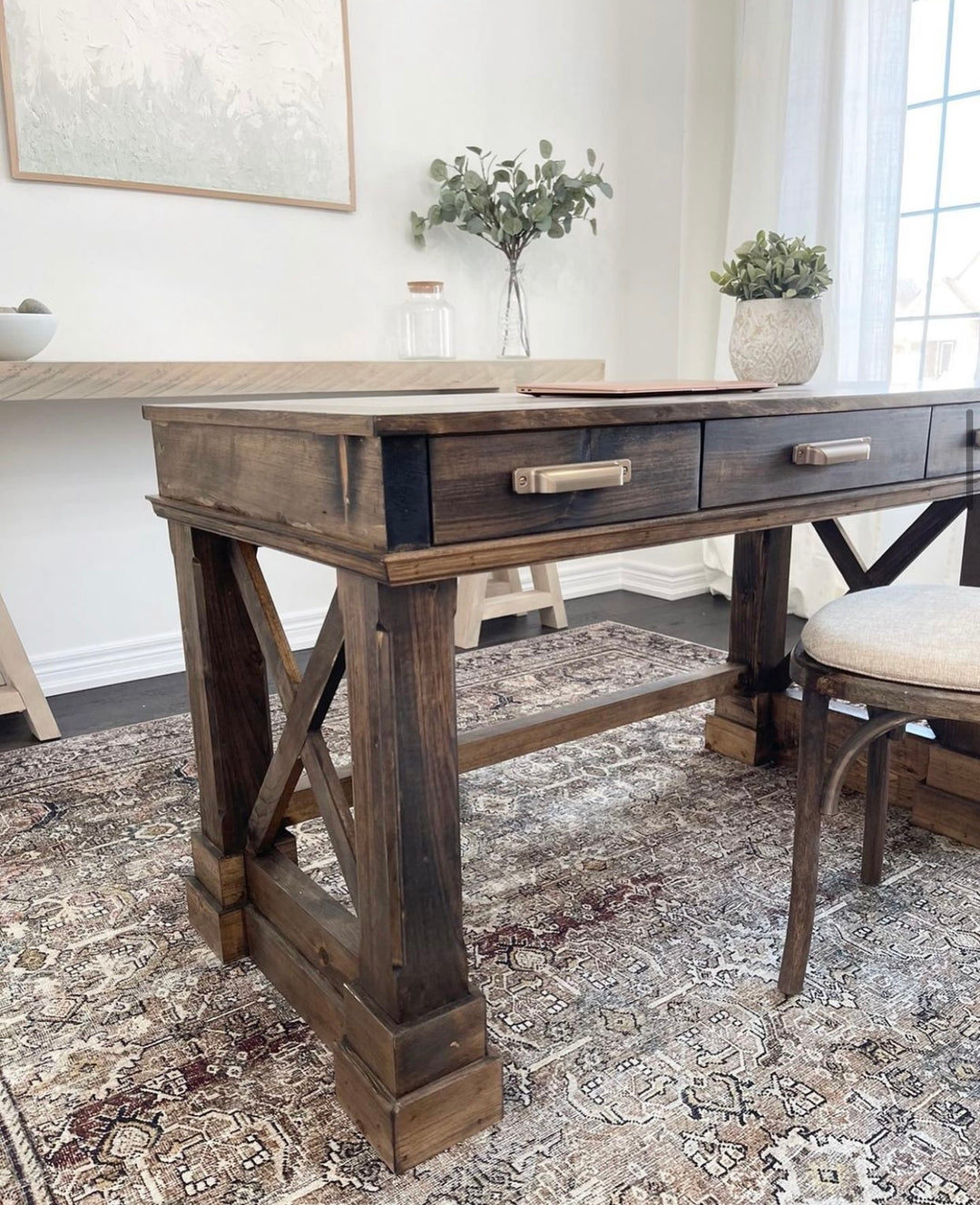 3 Drawer Writing Desk